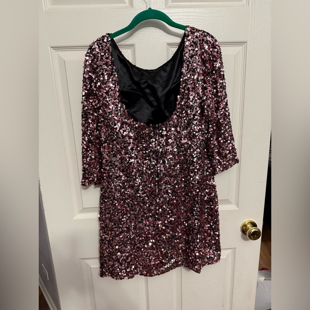 Pink Sequin Dress - image 2